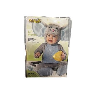 NEW Spirit Halloween Baby Costume Lil Mouse Size 0-6 Months